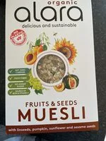 organic fruits & seeds muesli (alara)