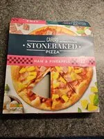 Carlos Stonebaked Pizza Ham & Pineapple (Aldi)