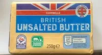 British unsalted butter (Aldi, Cowbelle)