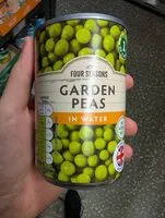 Garden Peas in Water (Aldi, Four Seasons)