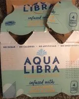Cucumber mint & lime sparkling water (Aqua Libra)
