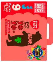 Real Fruit Yoyos Strawberry Family Pack (Bear)
