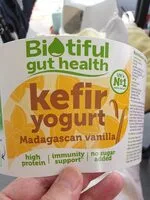 kefir yogurt Madagascan vanilla (Biotiful)