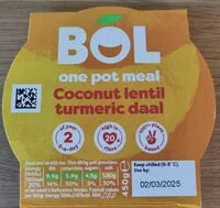 Coconut lentil turmeric daal (BOL)