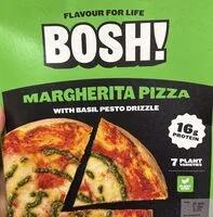Margherita Pizza With Basil Pesto Drizzle (BOSH!)