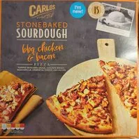 Stonebaked sourdough BBQ chicken & bacon (Carlos (Aldi))