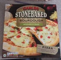 Mozzarella and Basil Pizza (Carlos Stonebaked)