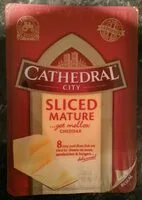 Sliced mature cheddar (Cathedral City)