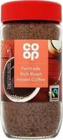Fairtrade Rich Roast Instant Coffee (CO-OP)