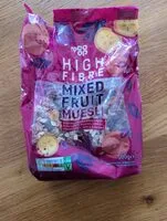 high fibre mixed fruit muesli (co op)