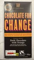 Chocolate For Change Dark Chocolate With Orange (Coop)