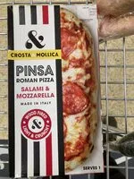 Salami & Mozzarella Pinsa (Crosta & Mollica)