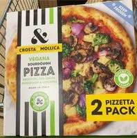 Vegana sourdough pizza (Crosta & mollica)