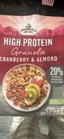 High Protein Granola Cranberry & Almond (Crownfield)