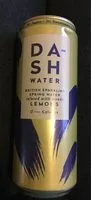 British sparkling spring water infused with wonky lemons (Da-sh, Dash)