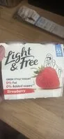 Light & Free delicious Strawberry Greek Style Yoghurt (Danone)