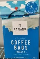 Decaffe coffee bags