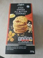 Stem Ginger All Butter Cookies (Deluxe)