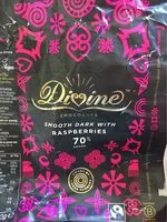 Smooth dark with raspberries 70% cocoa (Divine)
