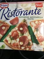 PEPPERONI MOZZARELLA PESTO (Dr. Oetker Ristorante)