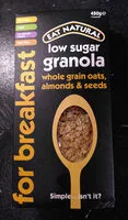 low sugar granola whole grain oats, almonds & seeds (EAT NATURAL)