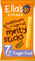 Organic Sweetcorn + Carrot Melty Sticks 7 Months (Ella's Kitchen)