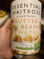 Butter Beans in Water (Essential Waitrose)