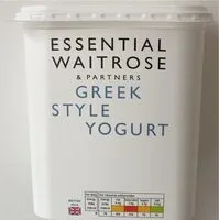 Greek style natural yogurt (Essential Waitrose & Partners)