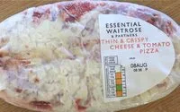 Thin and crispy cheese & tomato pizza (Essential Waitrose)