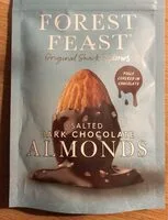 Salted dark chocolate almonds (Forest Feast)
