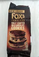 Half-Coated Milk Chocolate Cookies (Fox's)