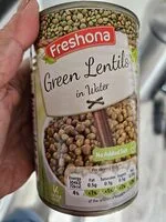 Green lentils in water (Freshona)