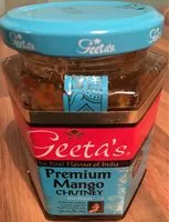 Geeta's Mango Chutney imp (Geeta’s Foods Ltd)