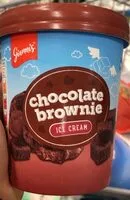 Chocolate brownie ice cream (Giannis)