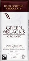Organic Dark Cooking Chocolate (Green & Black's)