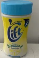 Instant lemon flavour tea