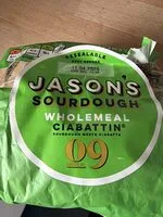 Sourdough Wholemeal Ciabatta (Jason's)