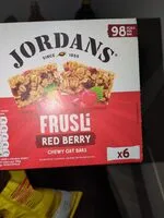 Frusli Red Berry Oat Bars (Jordan’s)