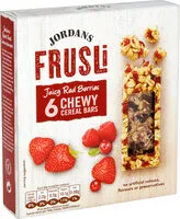 Frusli Juicy Red Berries Chewy Cereals Bars 6 x (180g) (Jordans)