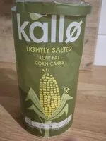 Lightly Salted Low Fat Corn Cakes (kallo)