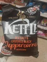 Sea Salt & Crushed Black Peppercorns (Kettle Chips)