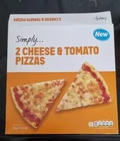 2 cheese and tomato pizzas (Lidl)
