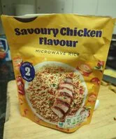 savoury chicken flavour microwave rice (Lidl)