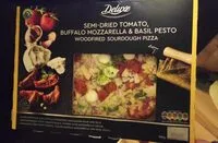 Semi-Dried Tomat, Buffalo Mozzarella & Basil Pesto Woodfired Sourdough Pizza (Lidl)