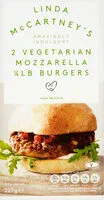 mozzarella 1/4lb burgers (Linda McCartney)