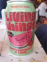 Watermelon & Lime All-natural Soda (Living Things)