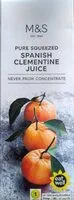 Pure squeezed spanish clementine juice