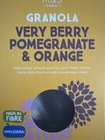 Granola Very Berry Pomegranate & Orange (M&S Food)