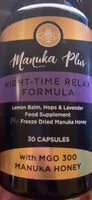 Night Time Relax Formula (Manuka Doctor, Manuka Plus)