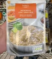 Microwave long grain rice (Marks & Spencer)